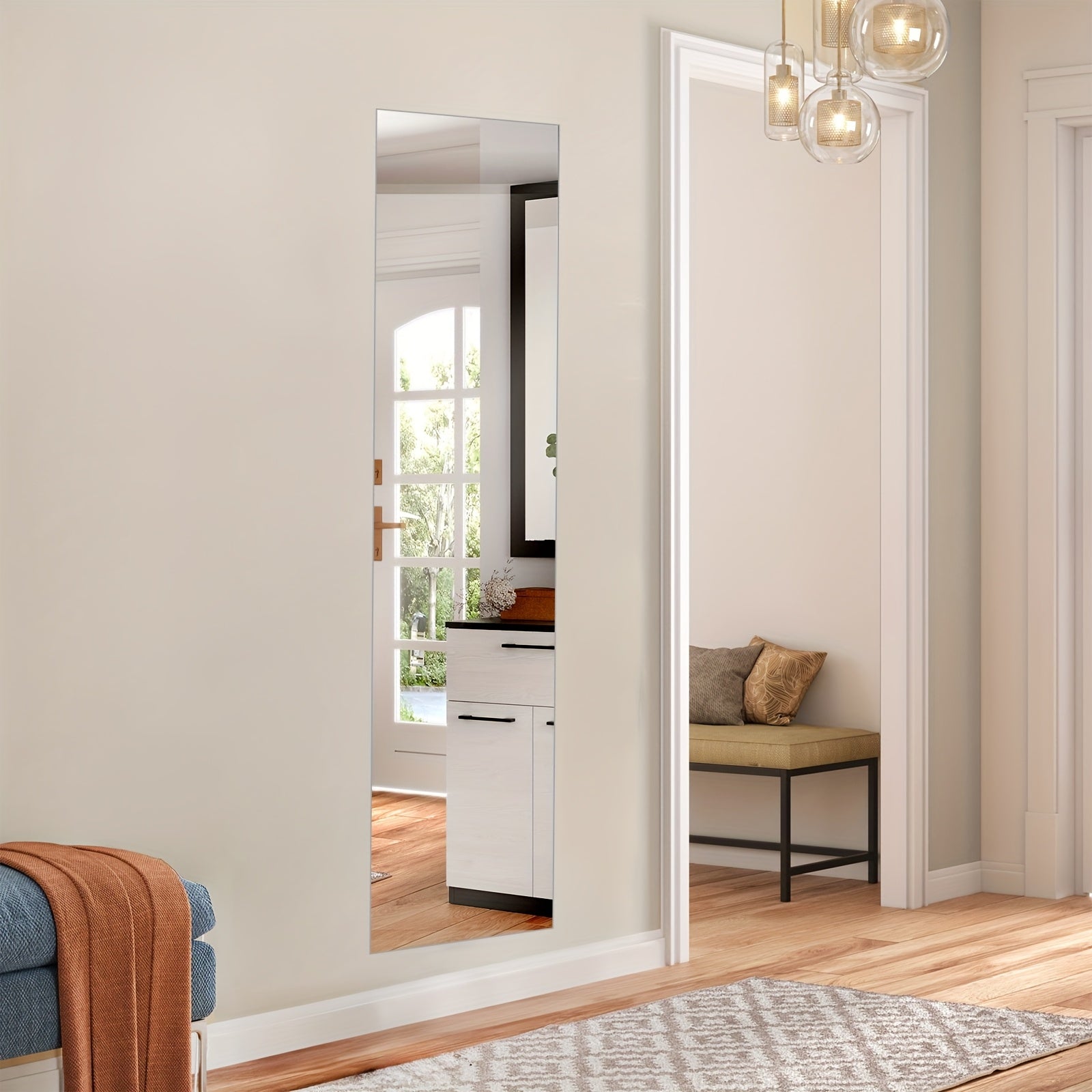 Self Adhesive Mirror Wall Sticker – Removable PET Peel & Stick Mirror Film