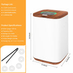 Large Bucket Towel Warmer – Smart LED Heated Towel Warmer