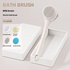 4-in-1 Electric Silicone Bath Brush – USB Rechargeable Body Scrubber