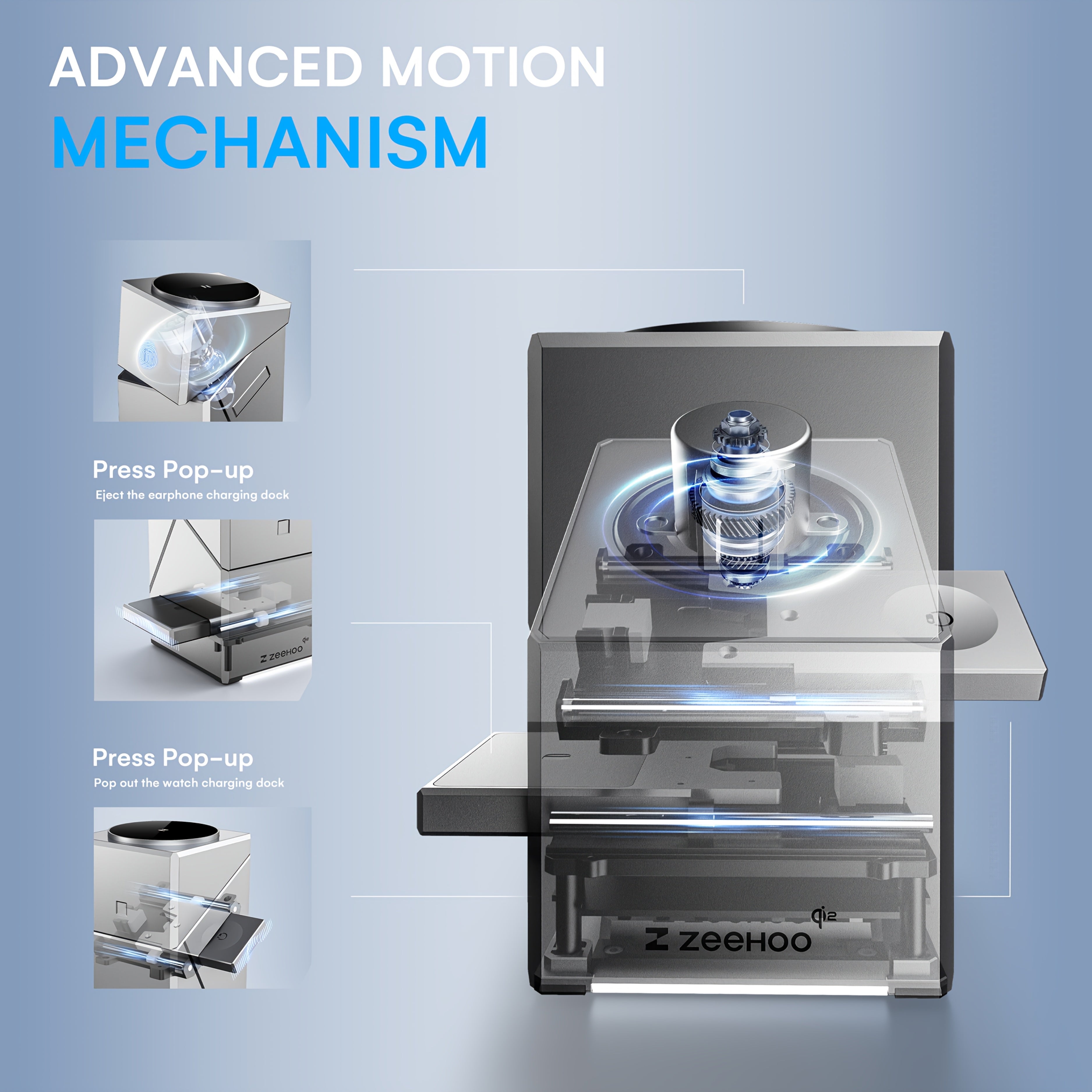 3-in-1 Magnetic Wireless Charging Station – Qi2 15W Fast Charger Stand