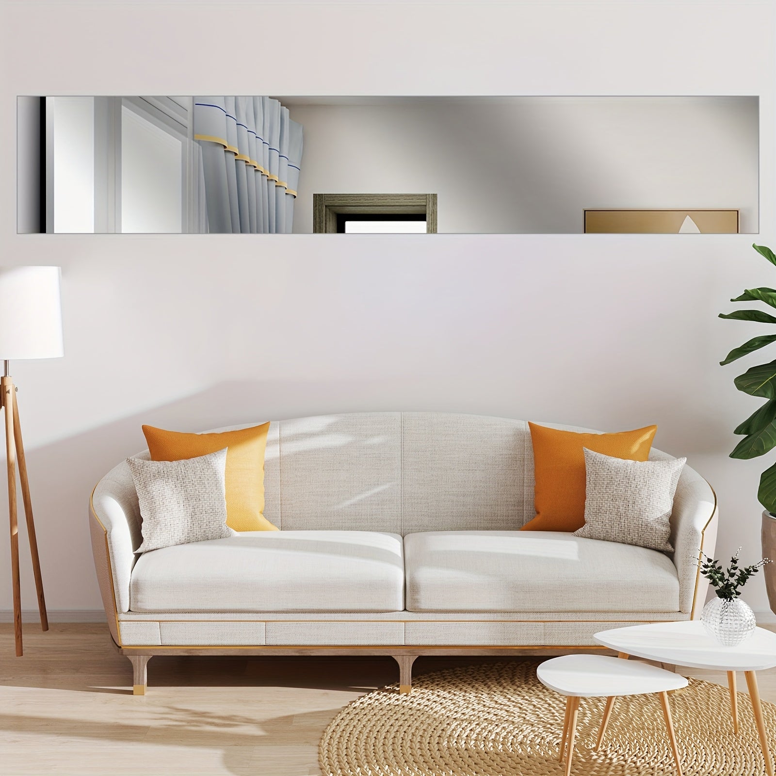 Self Adhesive Mirror Wall Sticker – Removable PET Peel & Stick Mirror Film